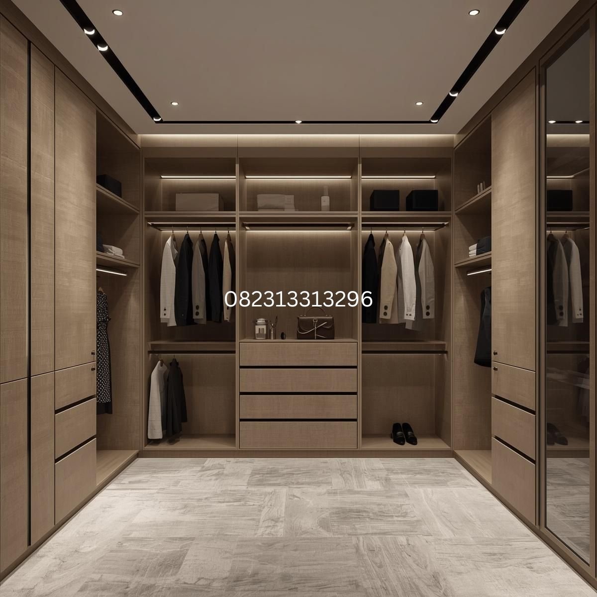 lemari pakaian custom Surabaya