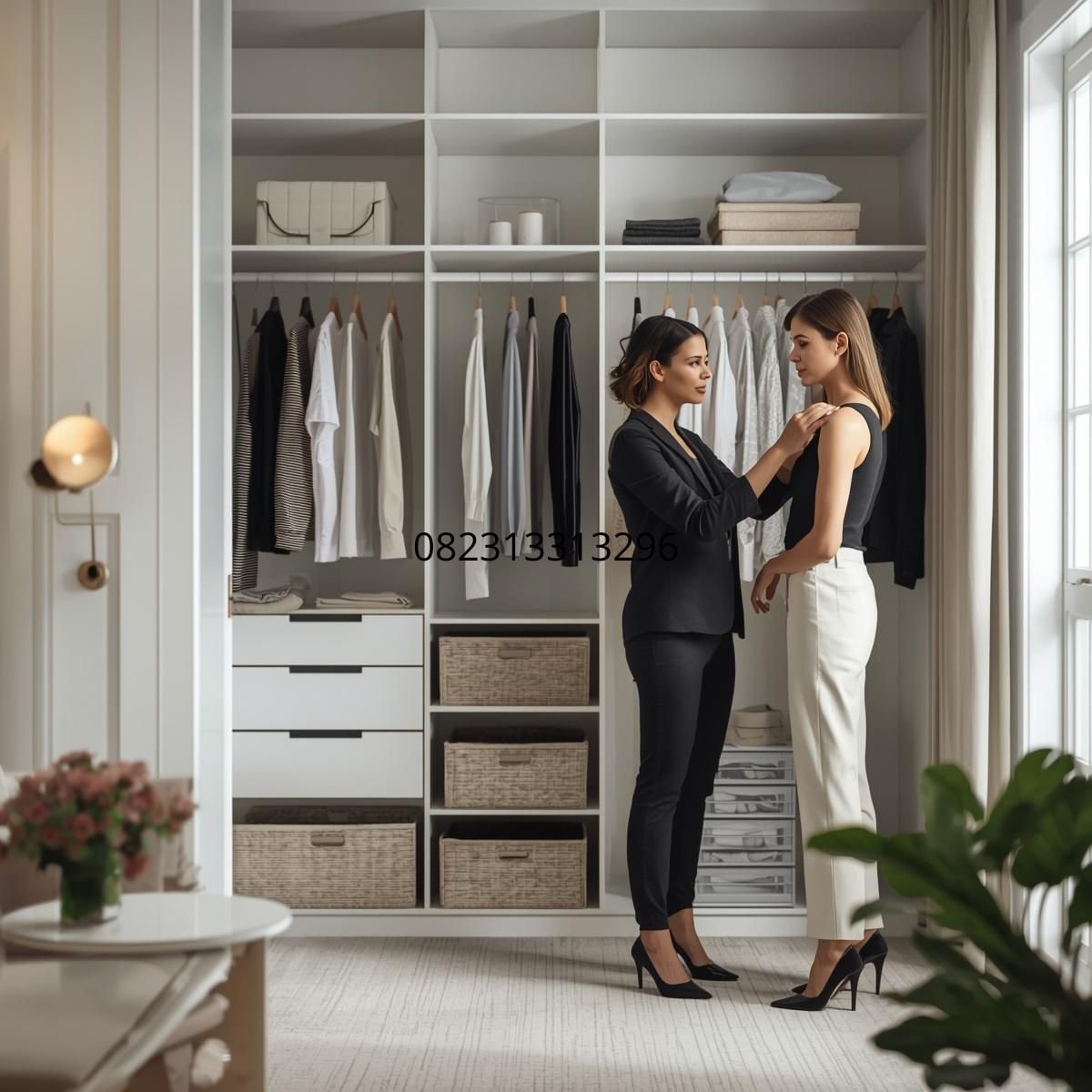 lemari pakaian custom Surabaya