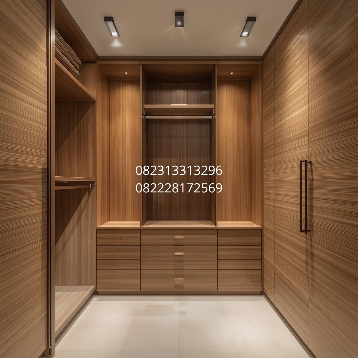 wardrobe tanam minimalis