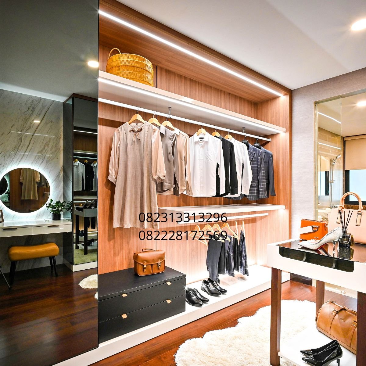 lemari pakaian modern Surabaya
