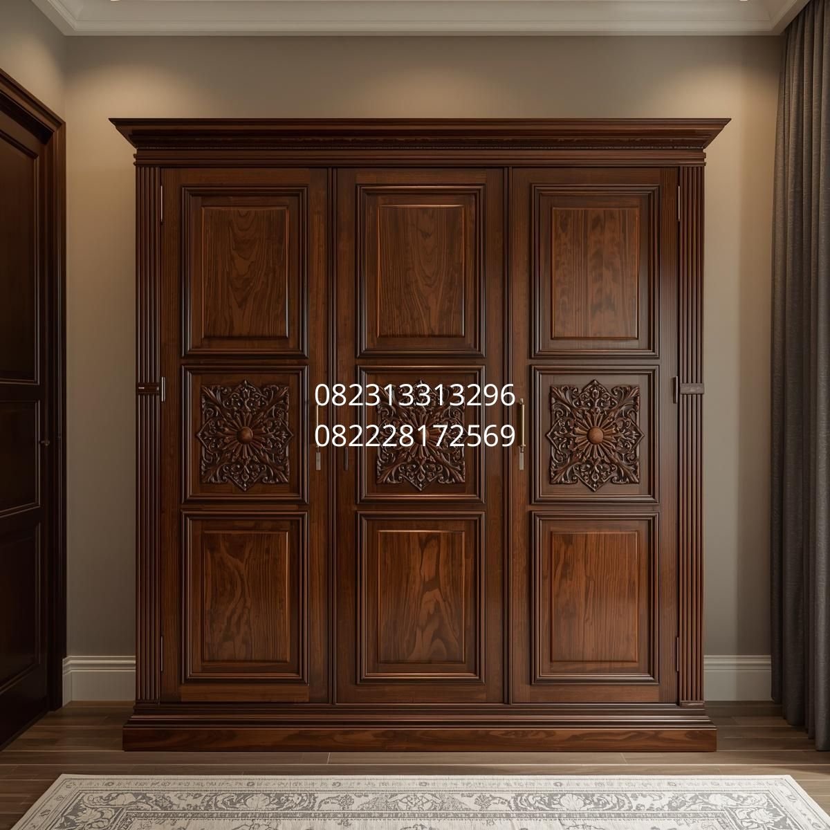 lemari pakaian minimalis 3 pintu