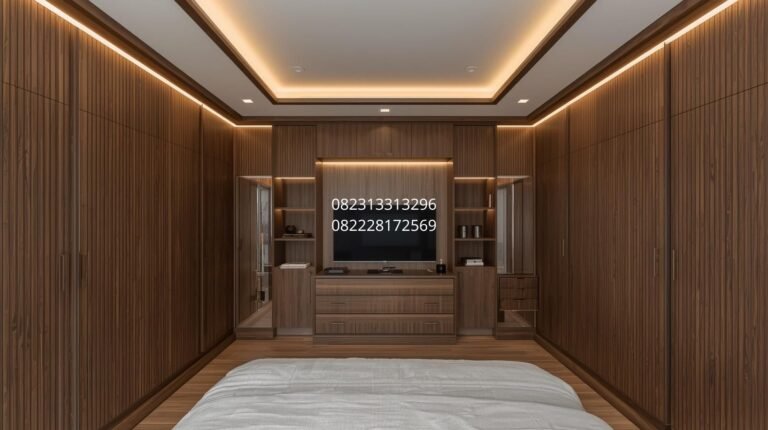 lemari pakaian full plafon Surabaya