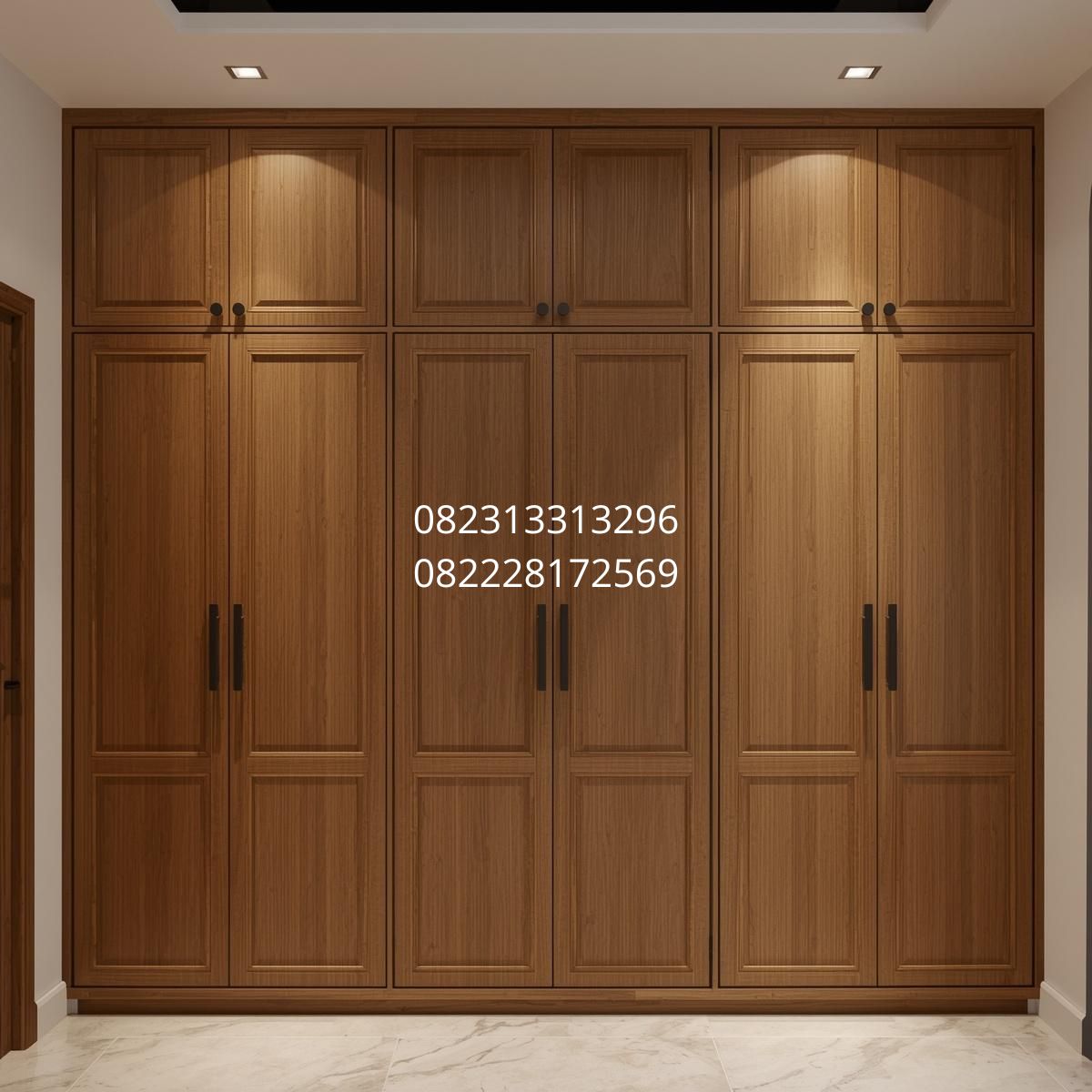 desain lemari pakaian modern Surabaya