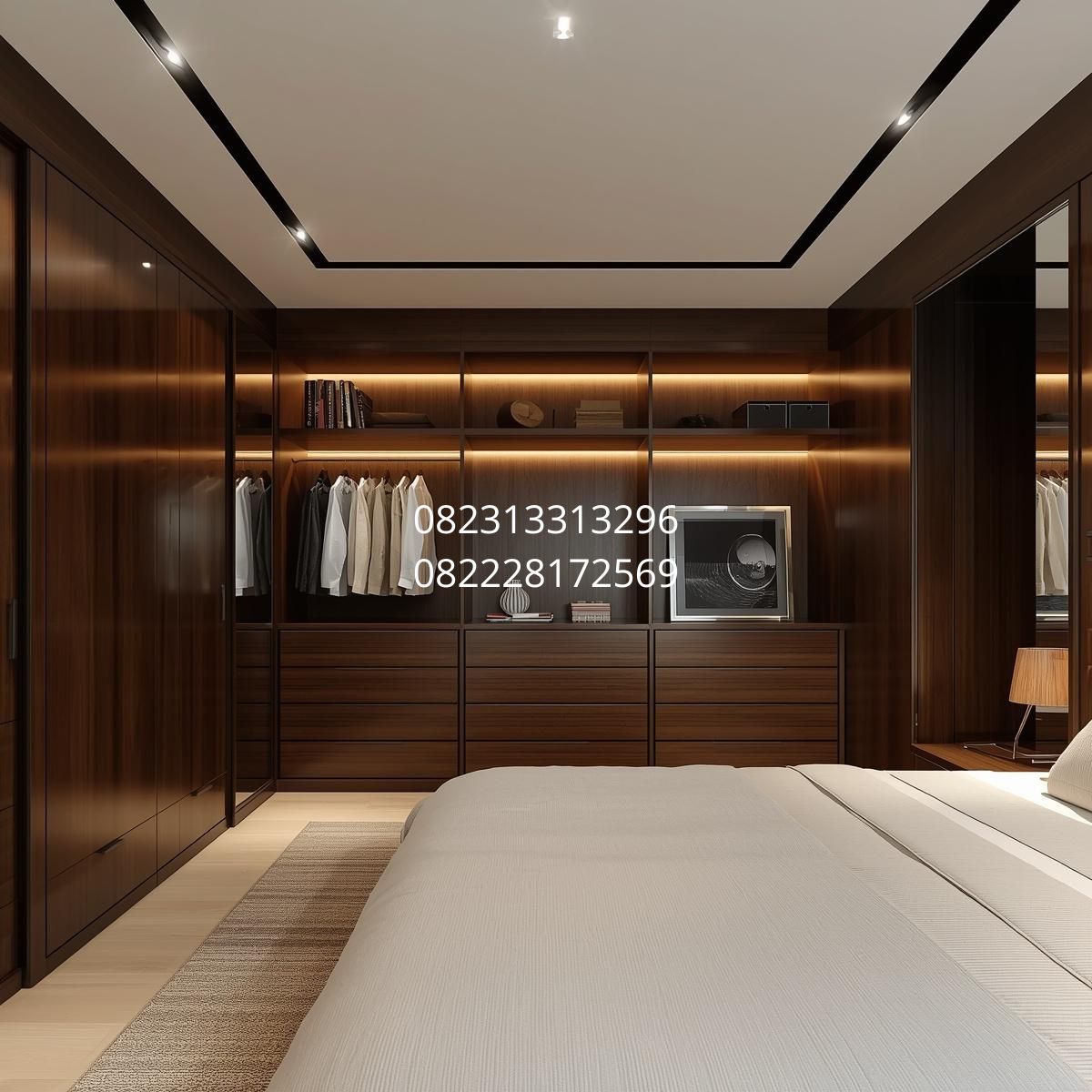 wardrobe kamar utama Surabaya