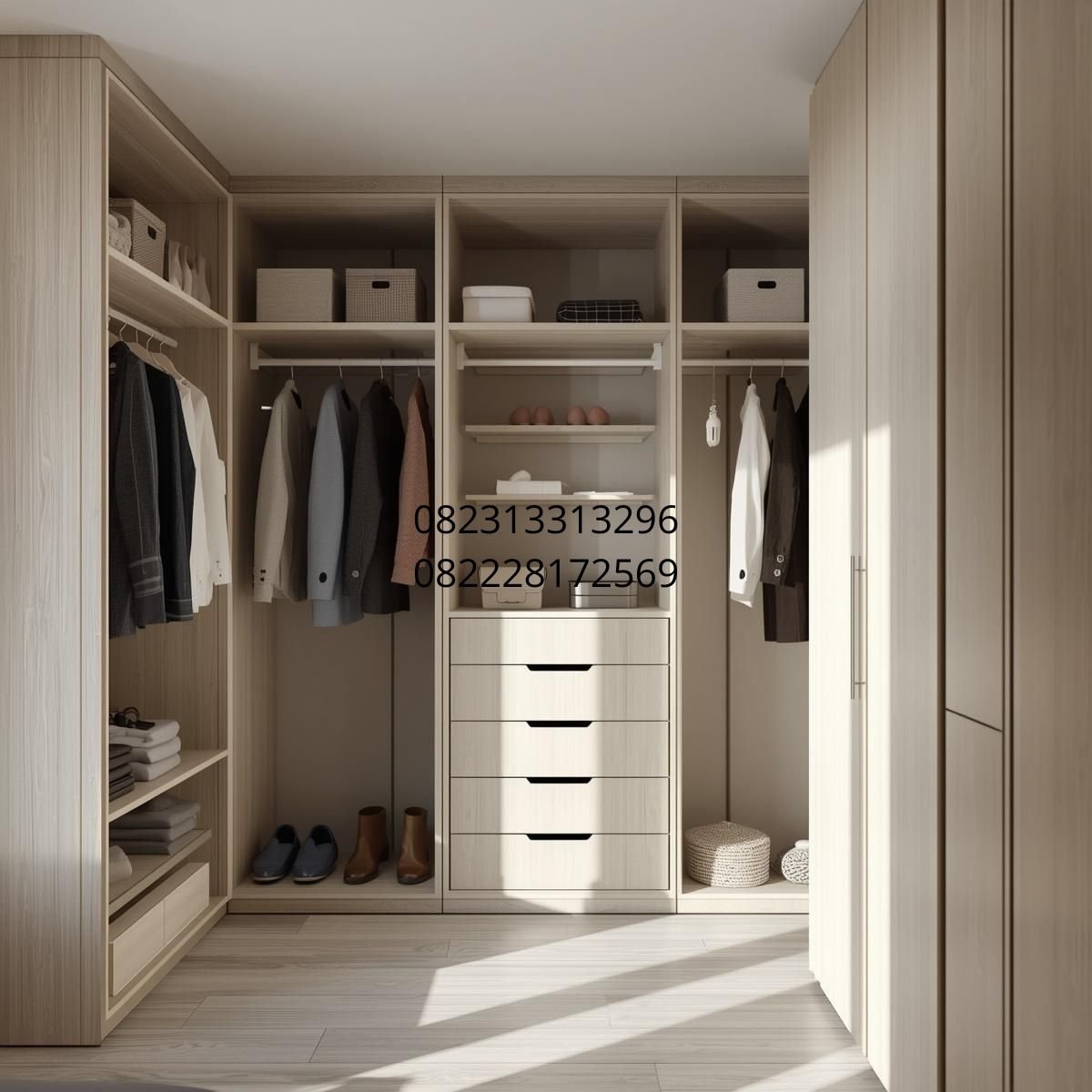 lemari pakaian modern Surabaya