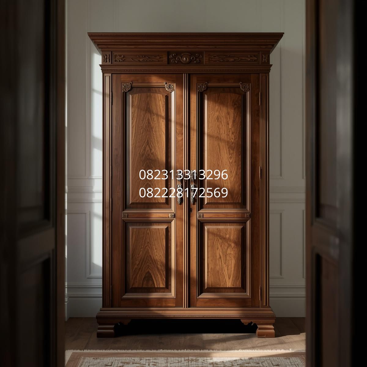 lemari kayu 2 pintu Surabaya
