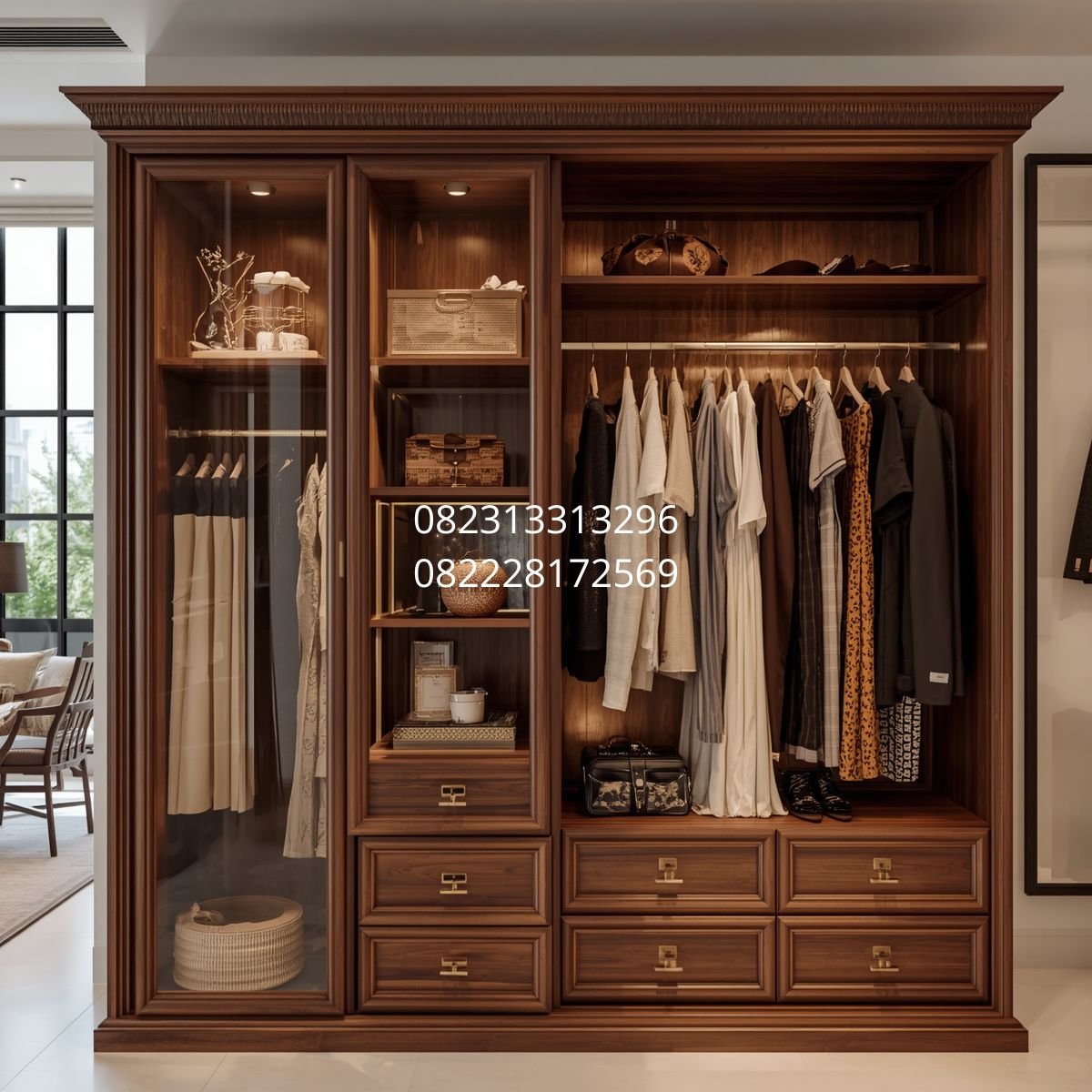 wardrobe modern Surabaya