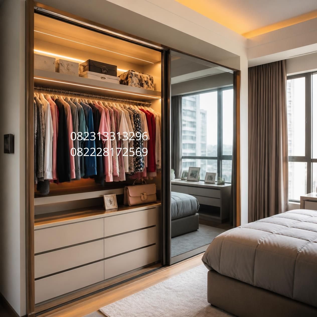 lemari built in apartemen