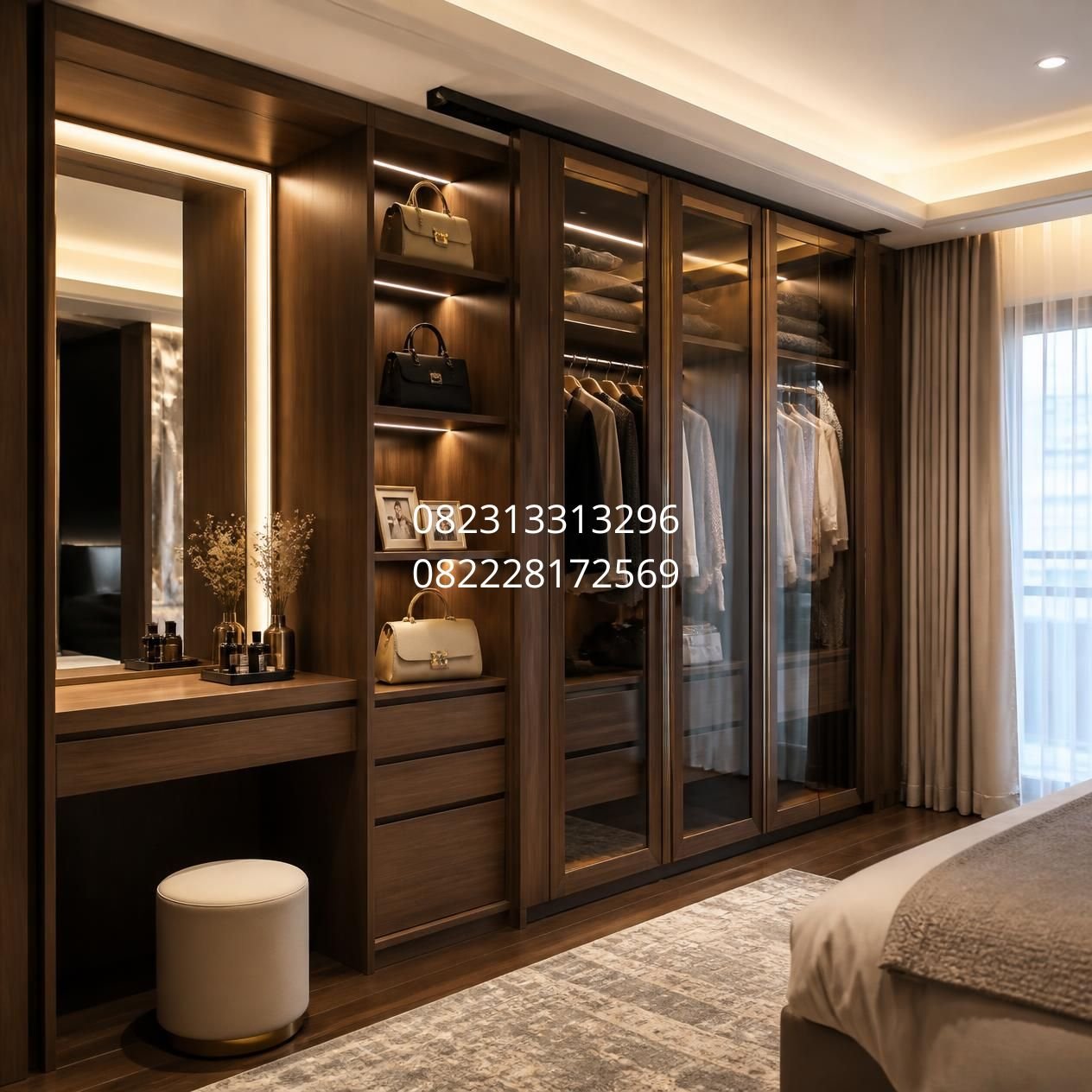 lemari pakaian custom Surabaya
