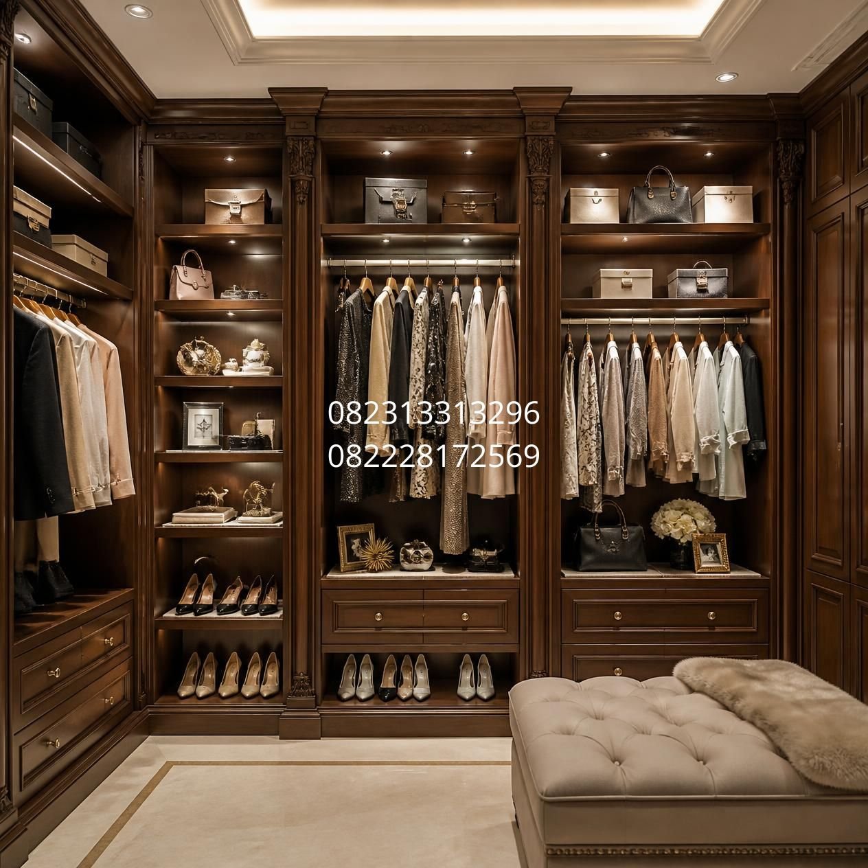 wardrobe minimalis modern Surabaya