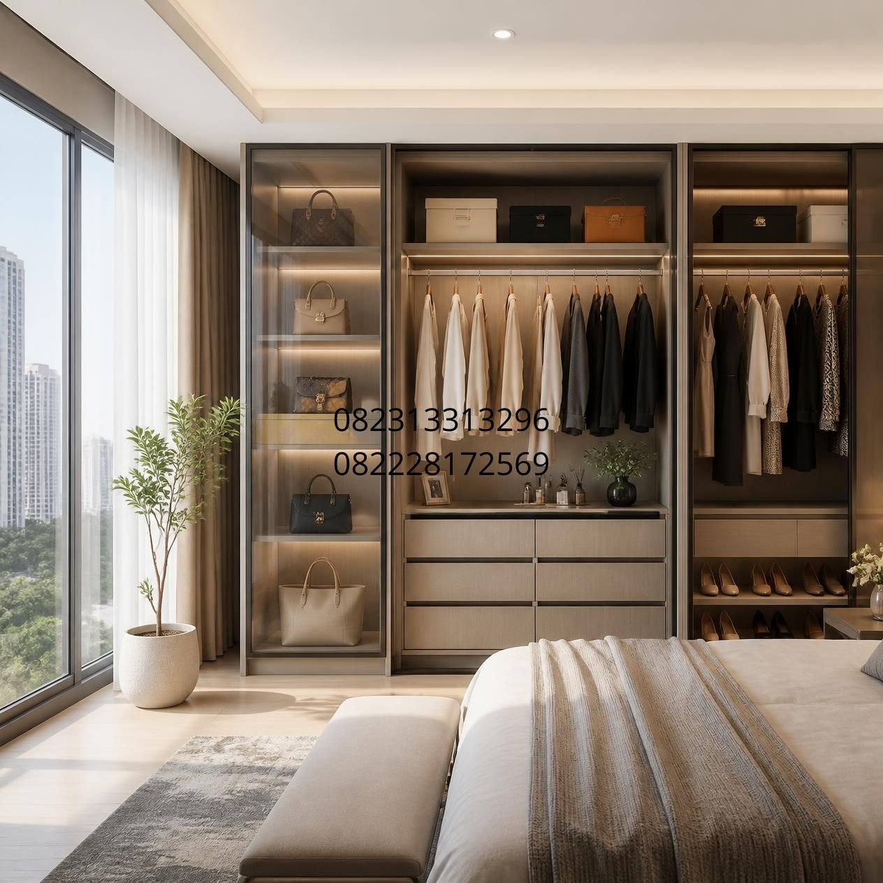 jasa pembuatan wardrobe Surabaya