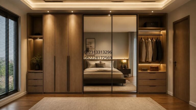 wardrobe kamar utama Surabaya