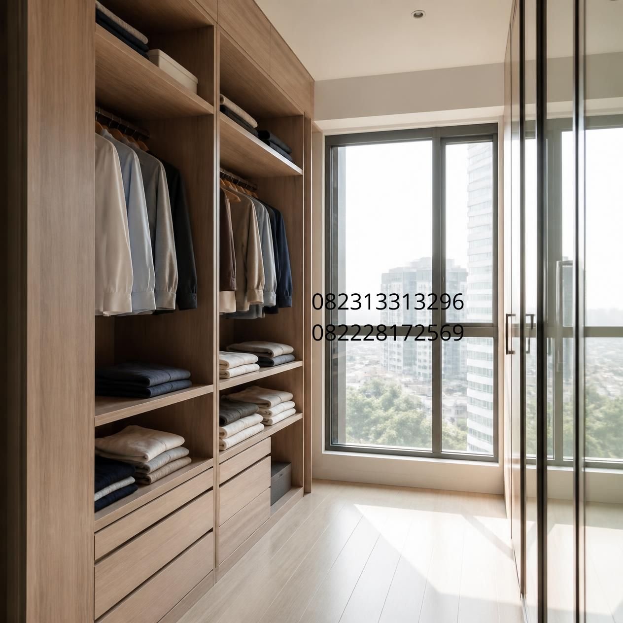 lemari baju modern minimalis