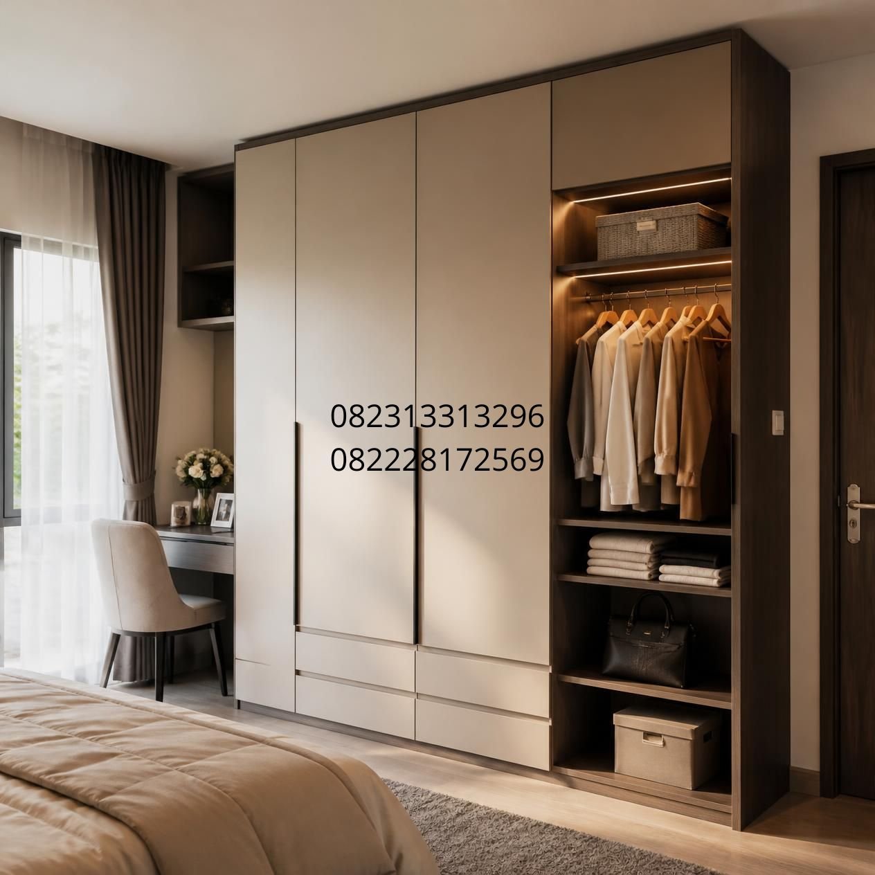 wardrobe kamar tidur Surabaya