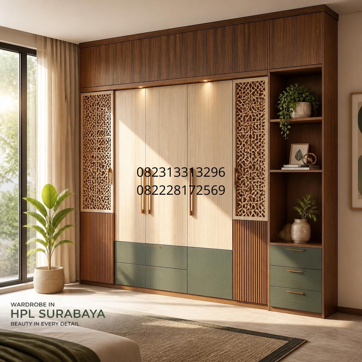 wall panel kayu Surabaya