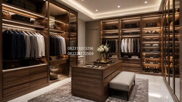 walk in closet custom Surabaya