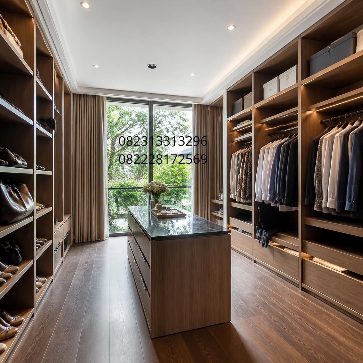 jasa desain walk in closet Surabaya