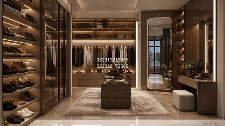 walk in closet modern Surabaya
