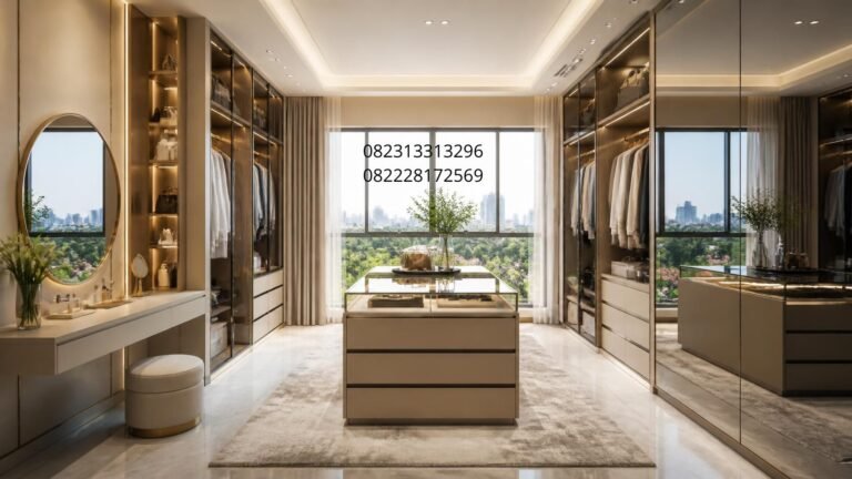 Desain walk in closet Surabaya