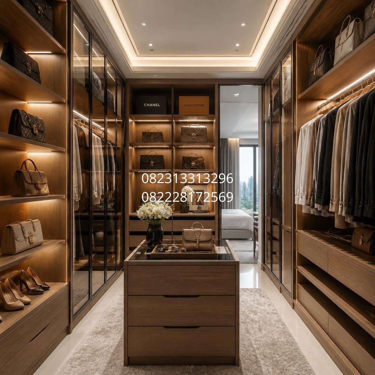 Jasa pembuatan walk in closet Surabaya