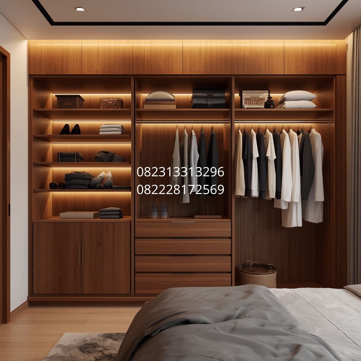 wardrobe minimalis Surabaya