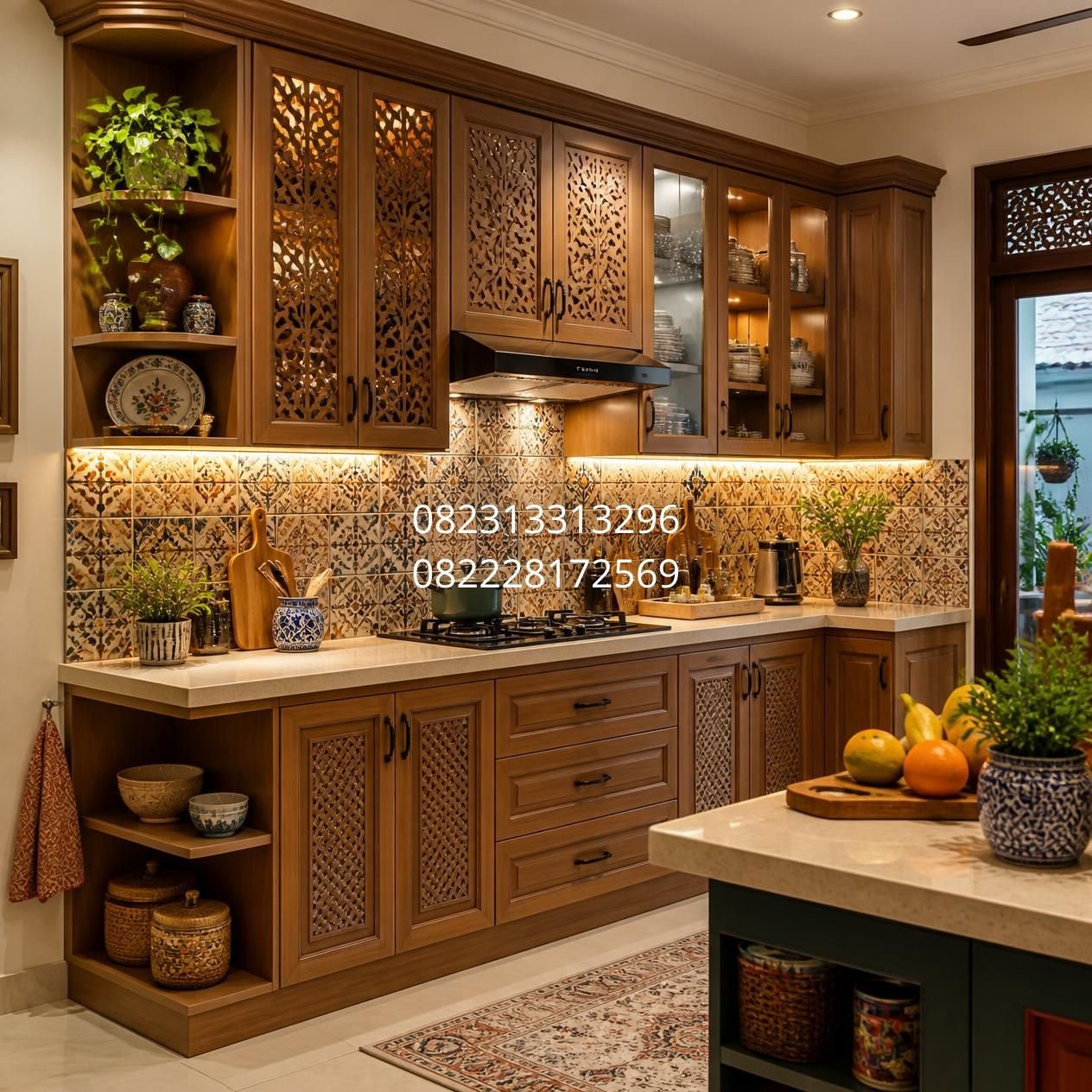lemari dapur aluminium Surabaya