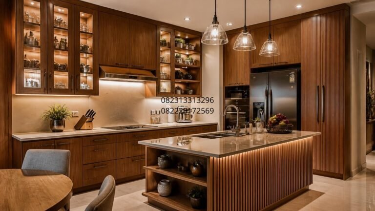 lemari dapur custom Surabaya