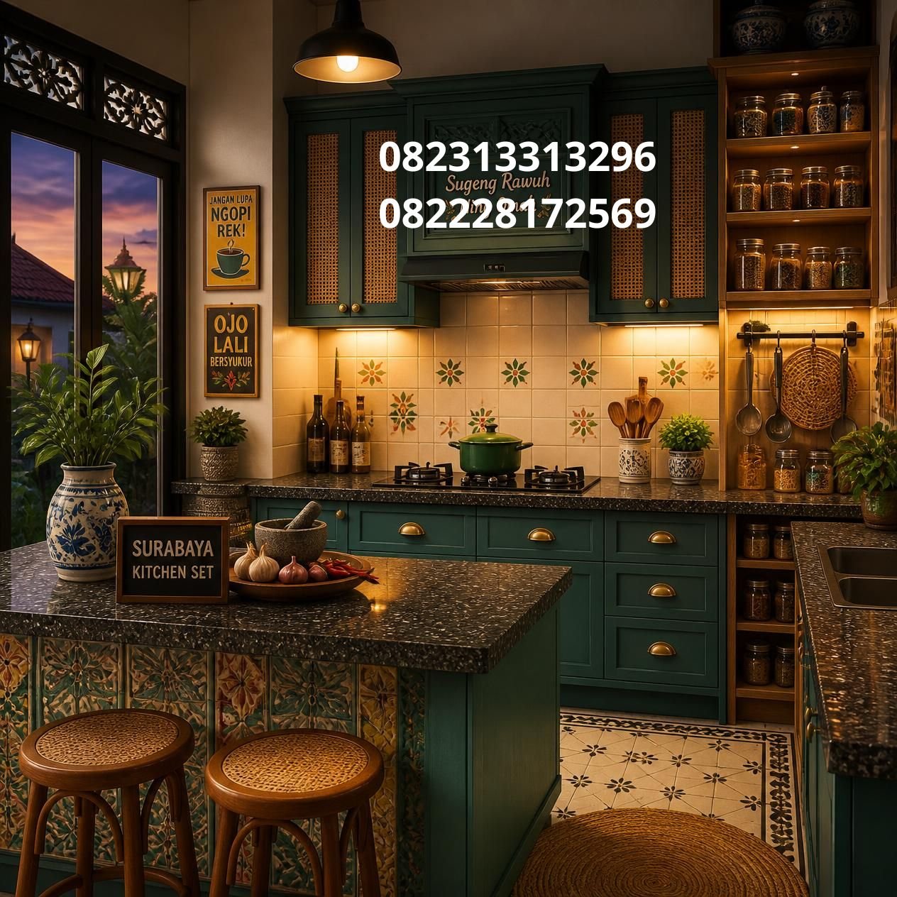 kitchen set minimalis Surabaya