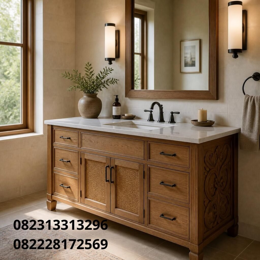 Vanity kamar mandi minimalis Surabaya