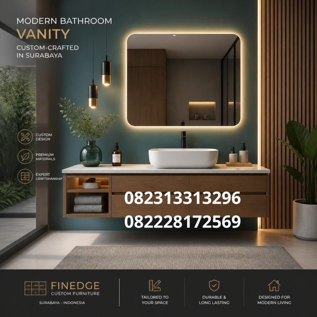 Custom bathroom vanity Surabaya