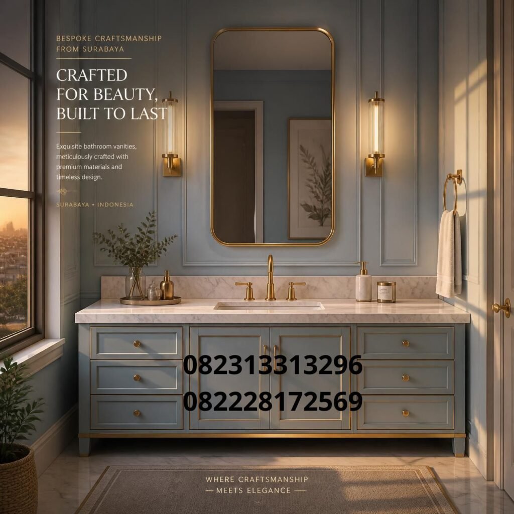 Bathroom vanity minimalis Surabaya
