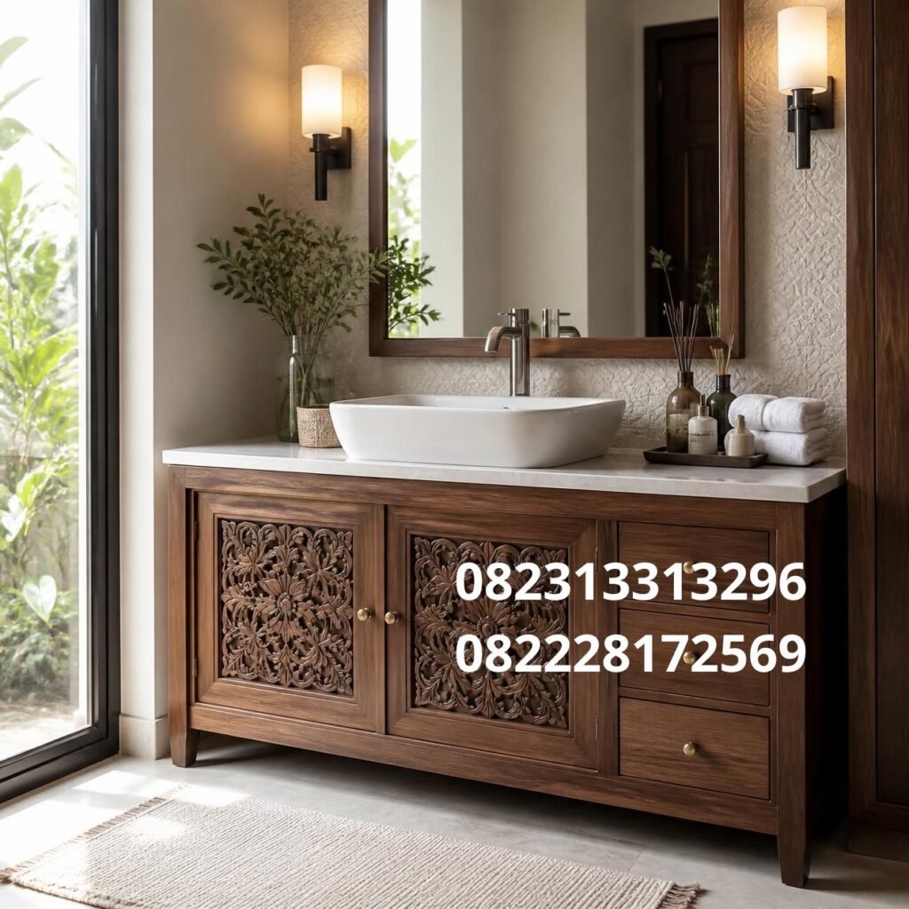 Harga bathroom vanity cabinet Surabaya