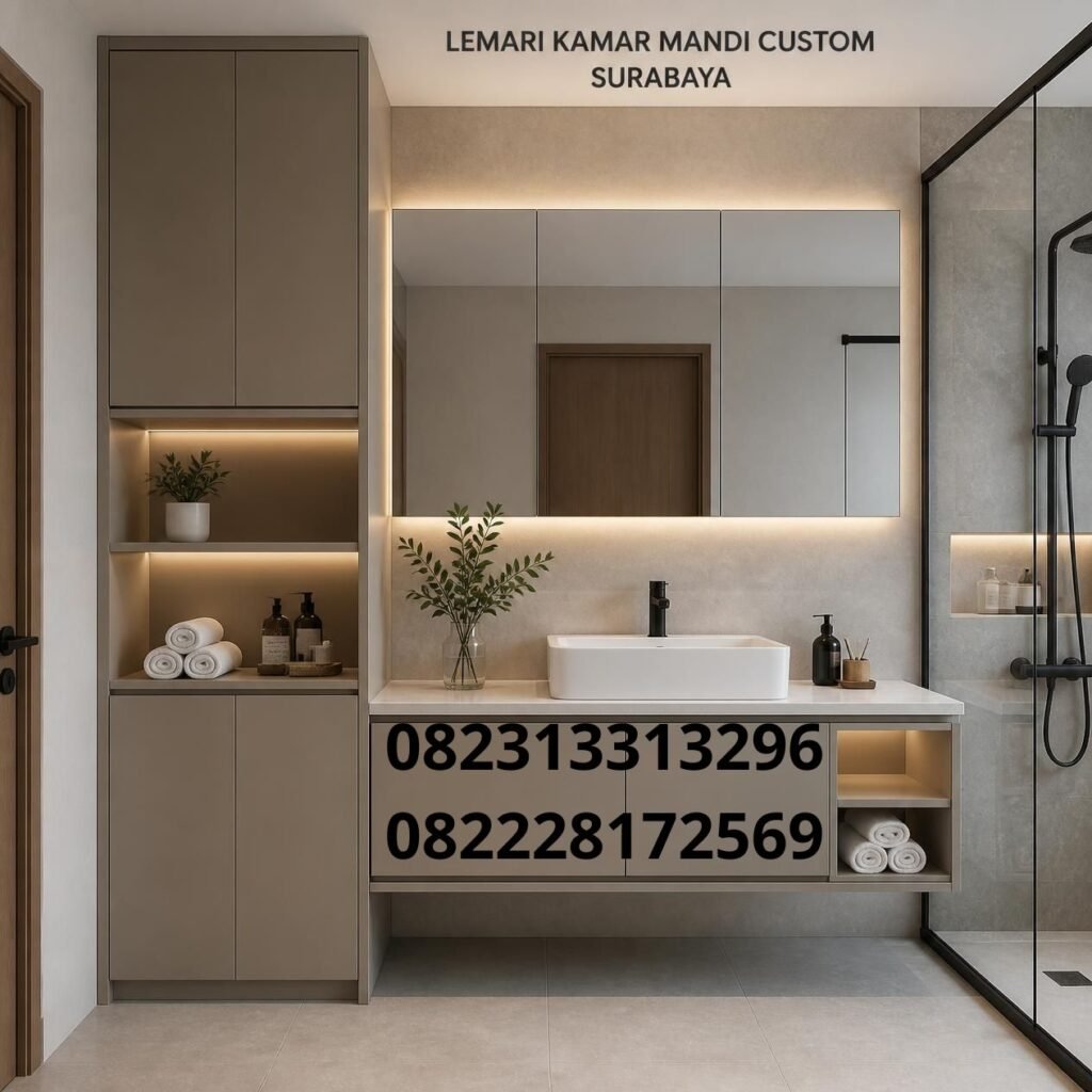 Lemari Bathroom Custom Surabaya