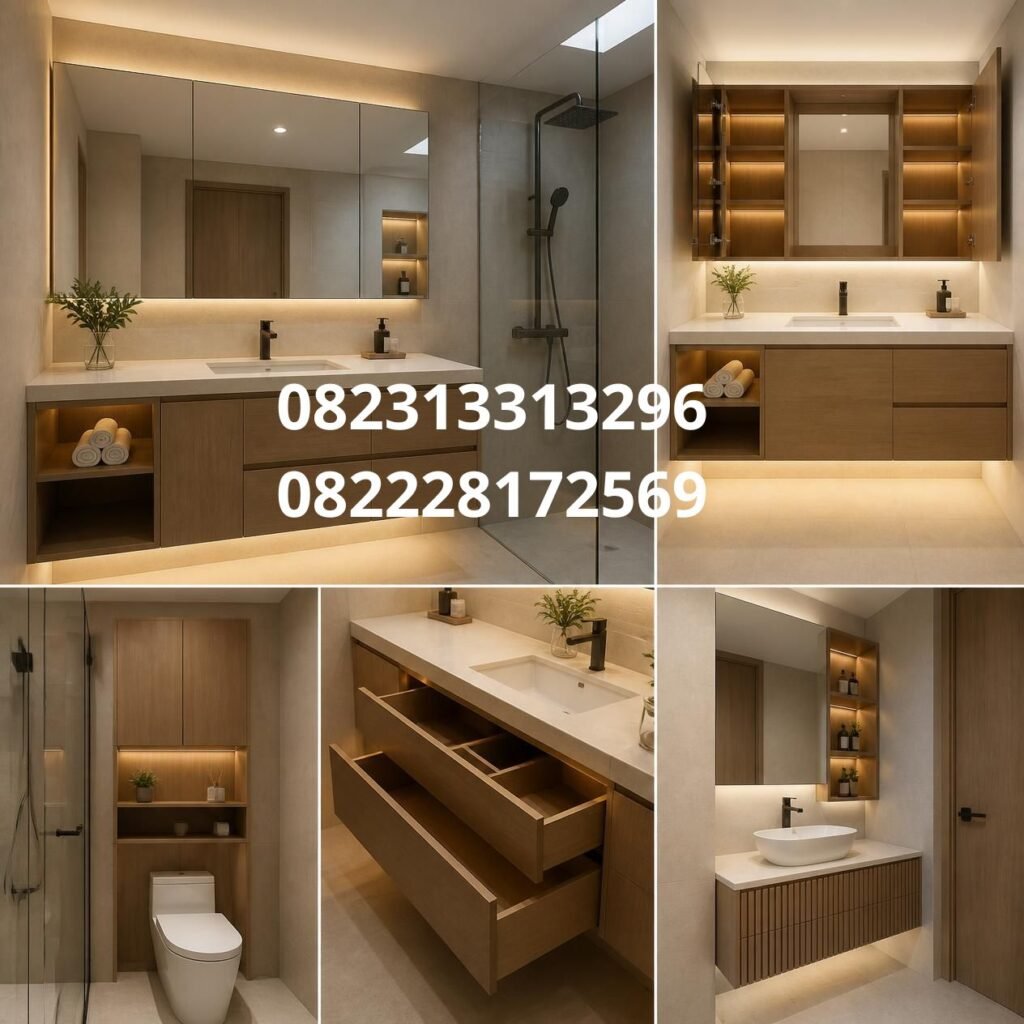 Lemari Kamar Mandi Custom Surabaya