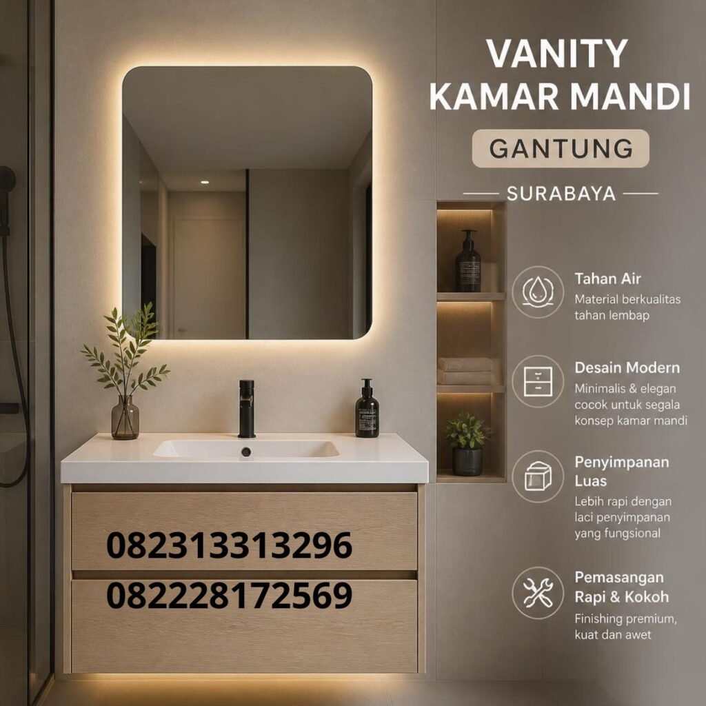 Cabinet Wastafel Gantung Surabaya