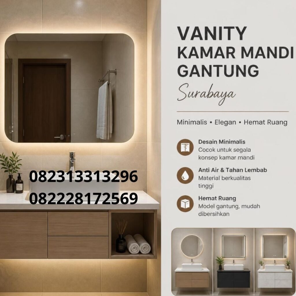 Lemari Wastafel Gantung Surabaya