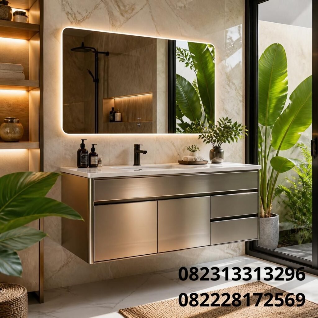 Vanity aluminium kamar mandi Surabaya