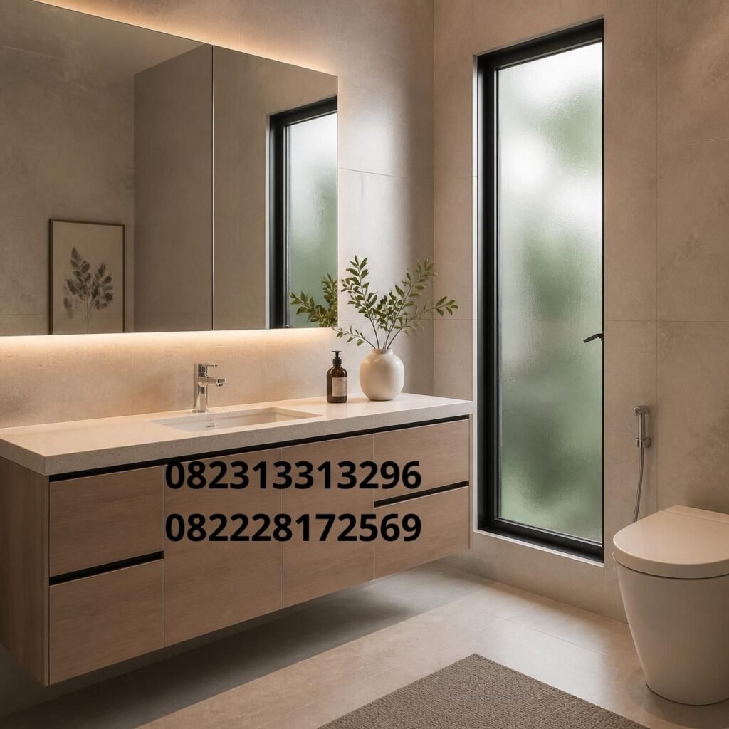 Vanity kamar mandi minimalis Surabaya