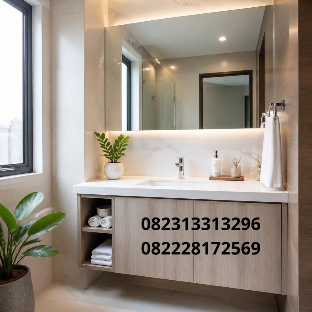 Vanity kamar mandi modern Surabaya