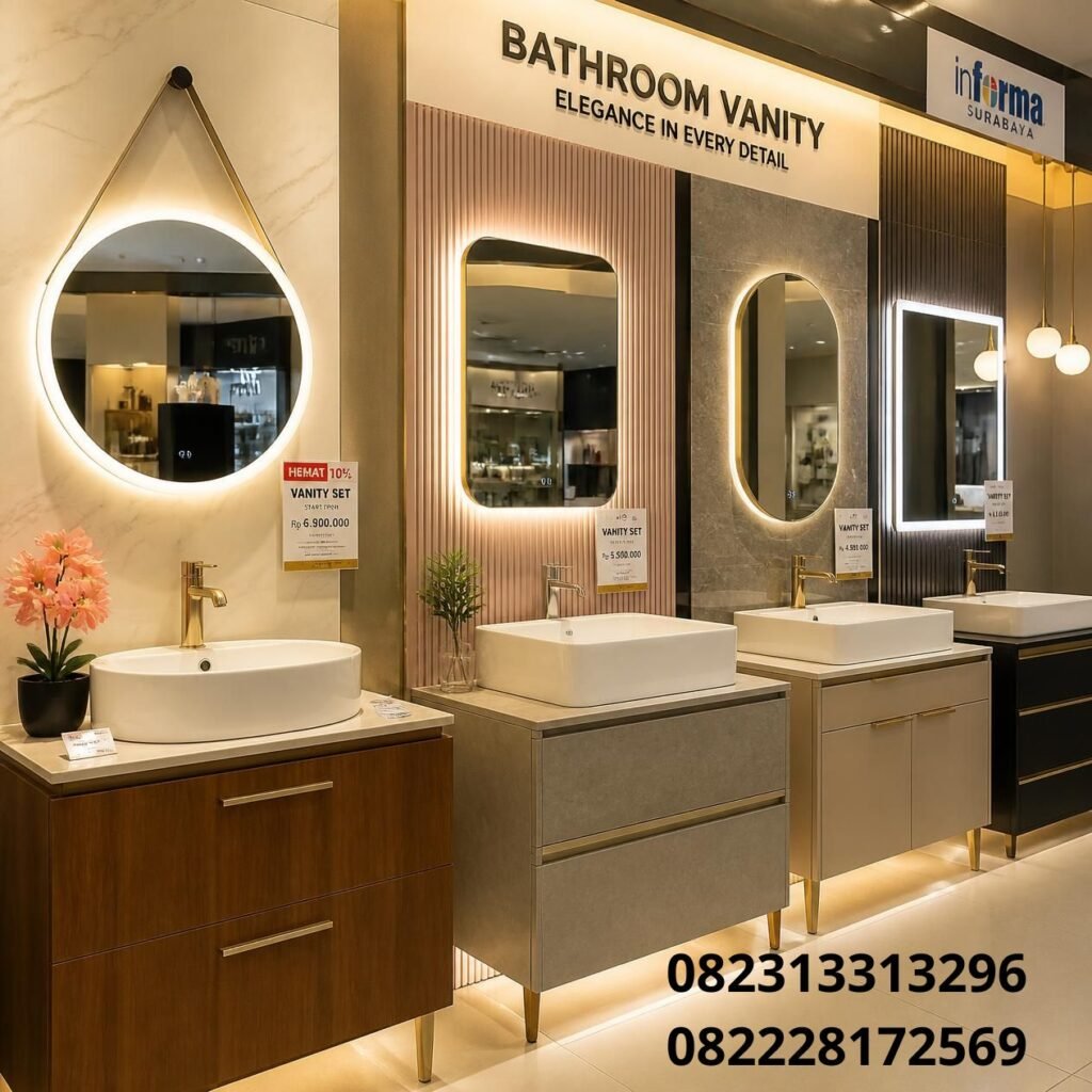 Biaya Pembuatan Vanity Kamar Mandi