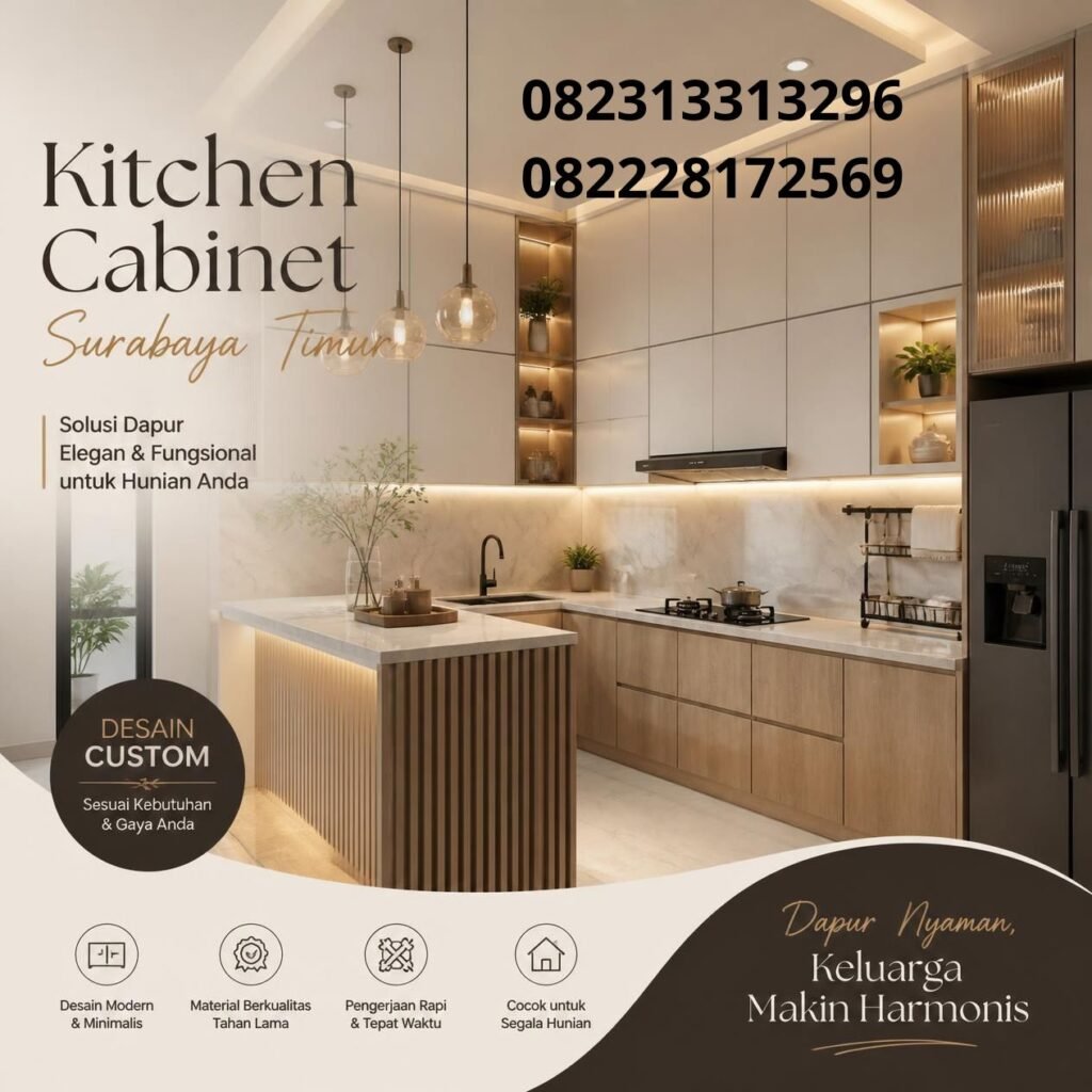 Harga Kitchen Cabinet Surabaya Timur