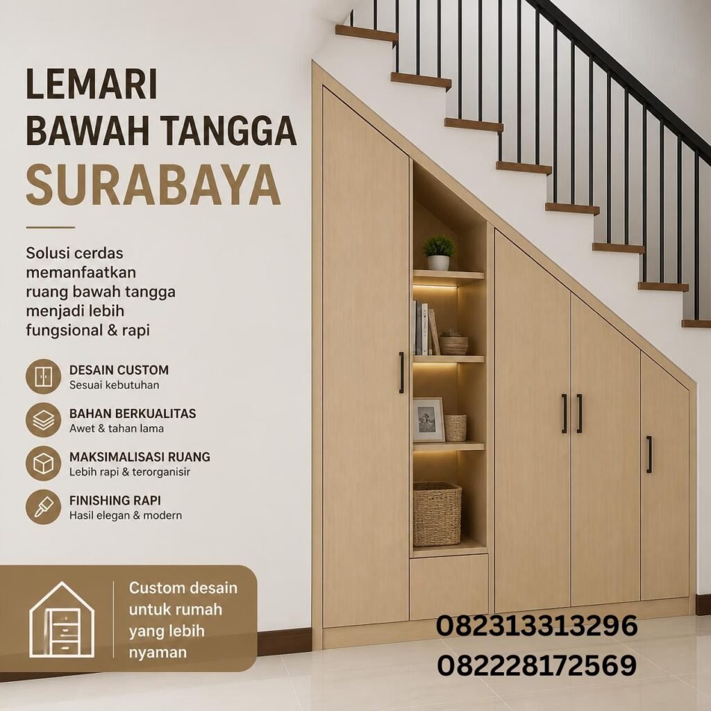 Harga Lemari Bawah Tangga Surabaya