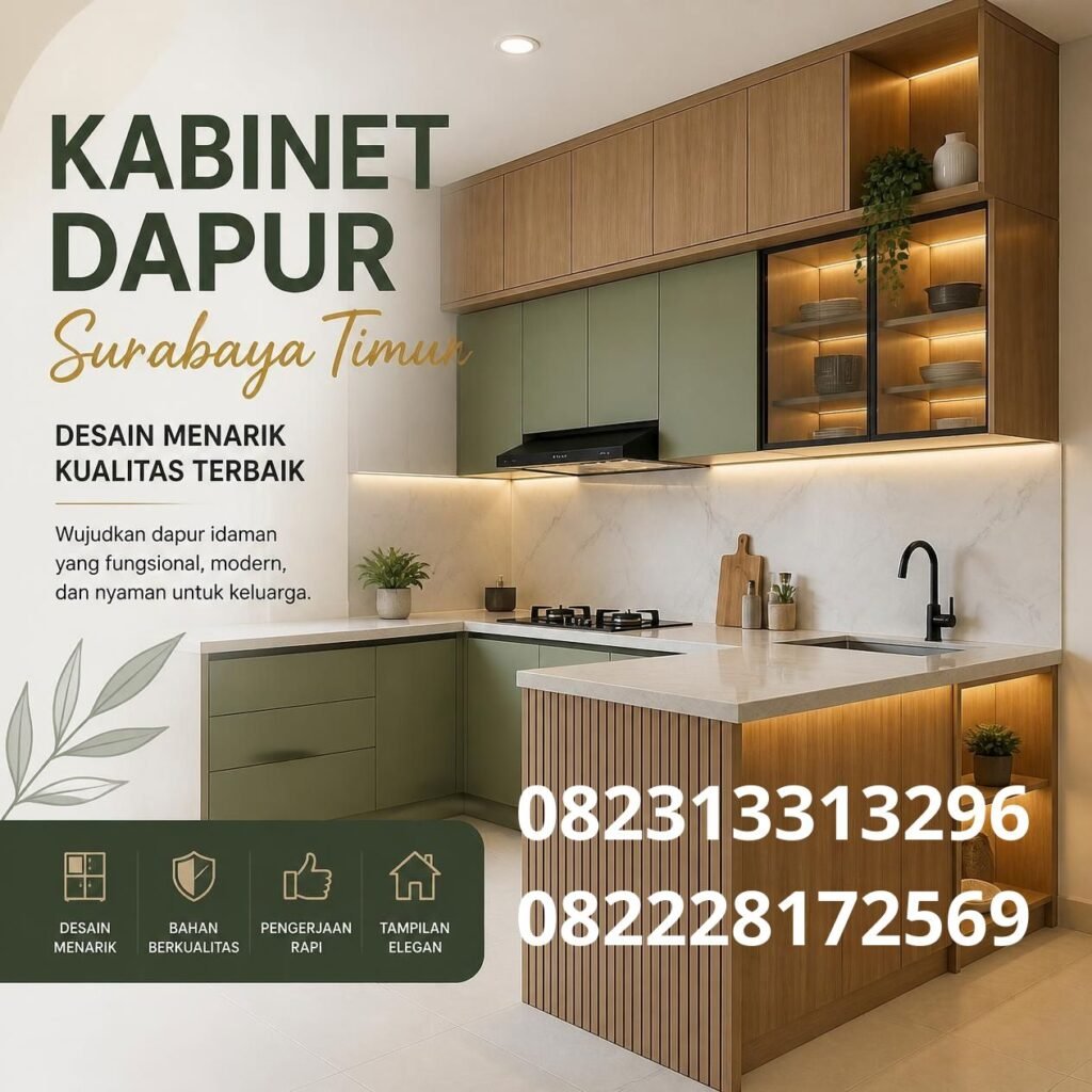 Harga kabinet dapur Surabaya Timur