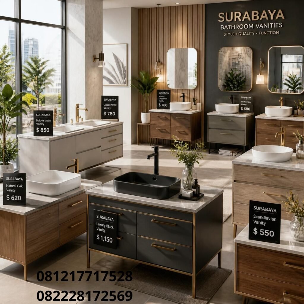 Harga meja vanity kamar mandi Surabaya