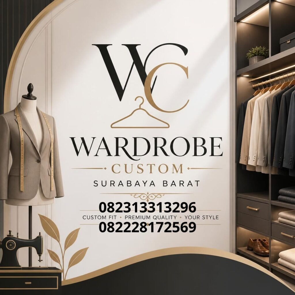 Harga wardrobe custom Surabaya Barat