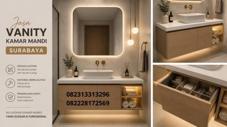 Jasa Buat Vanity Kamar Mandi Surabaya