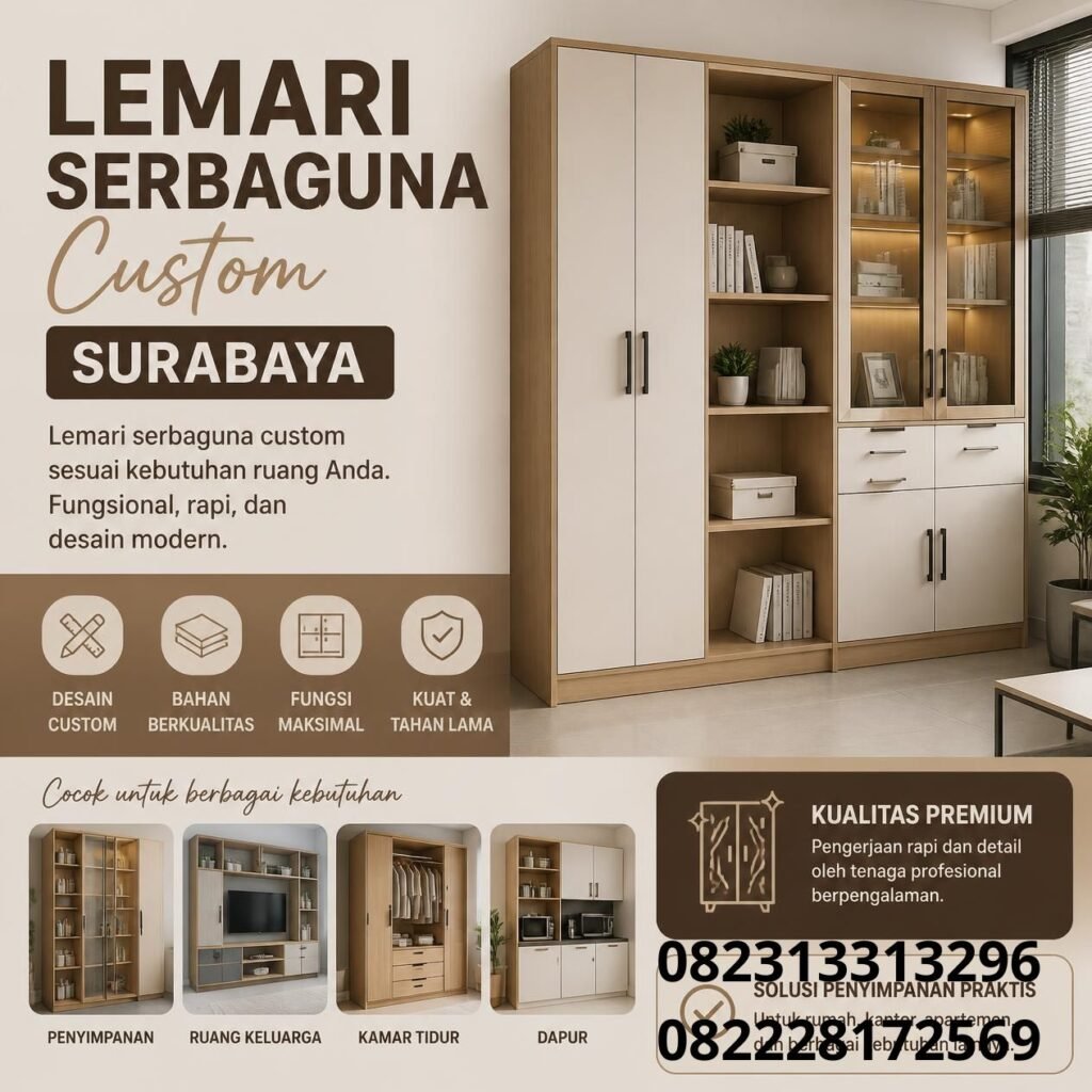 Jasa Lemari Custom Surabaya