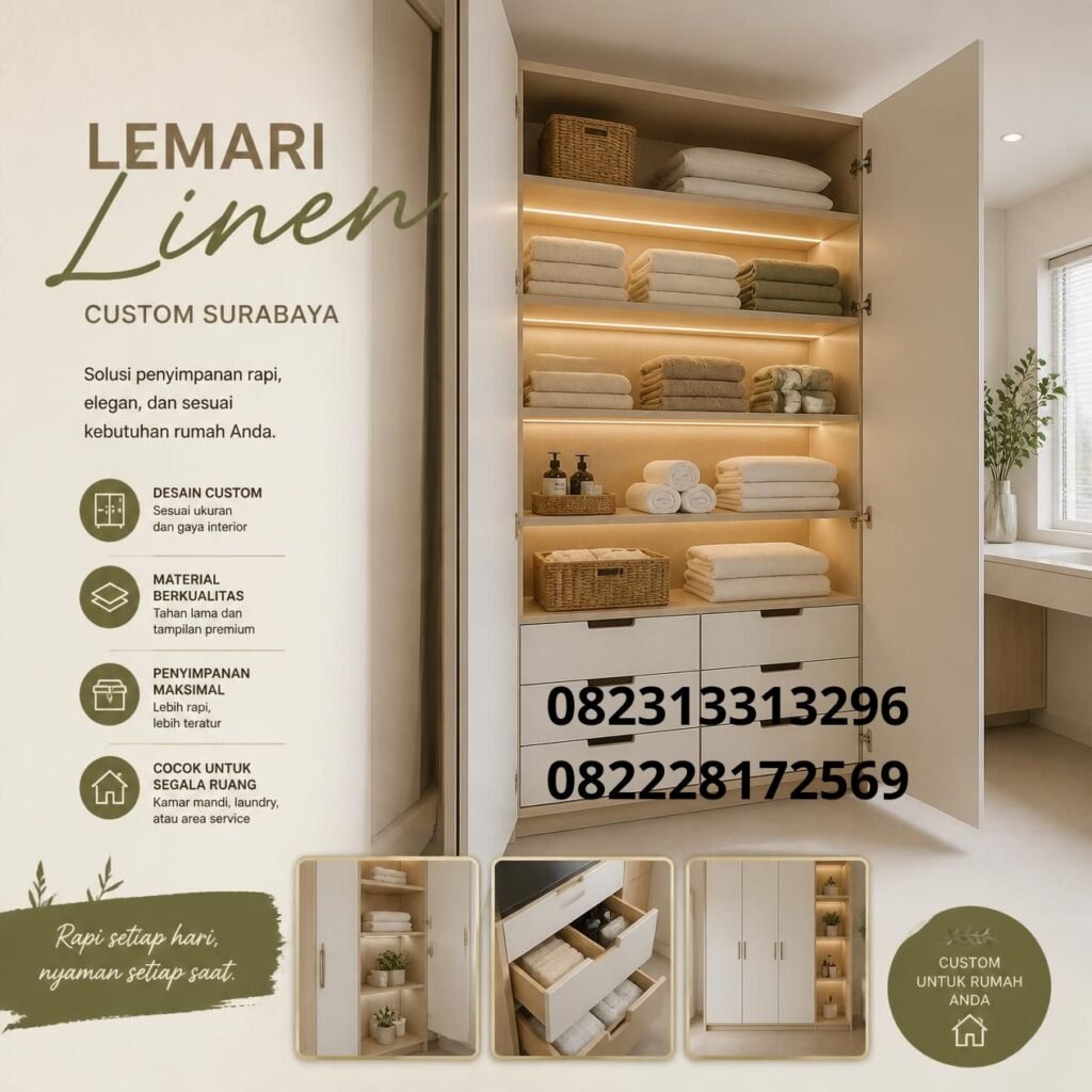 Jual Lemari Linen Surabaya