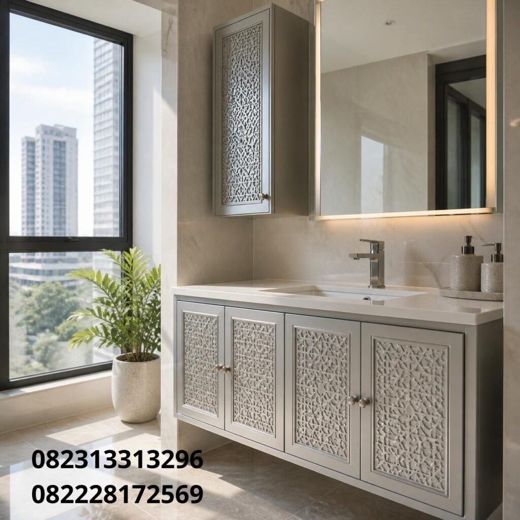 Kabinet kamar mandi aluminium Surabaya