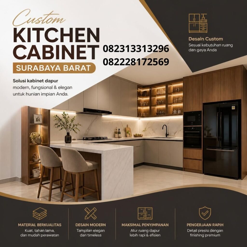 Kitchen Cabinet Custom Surabaya Barat